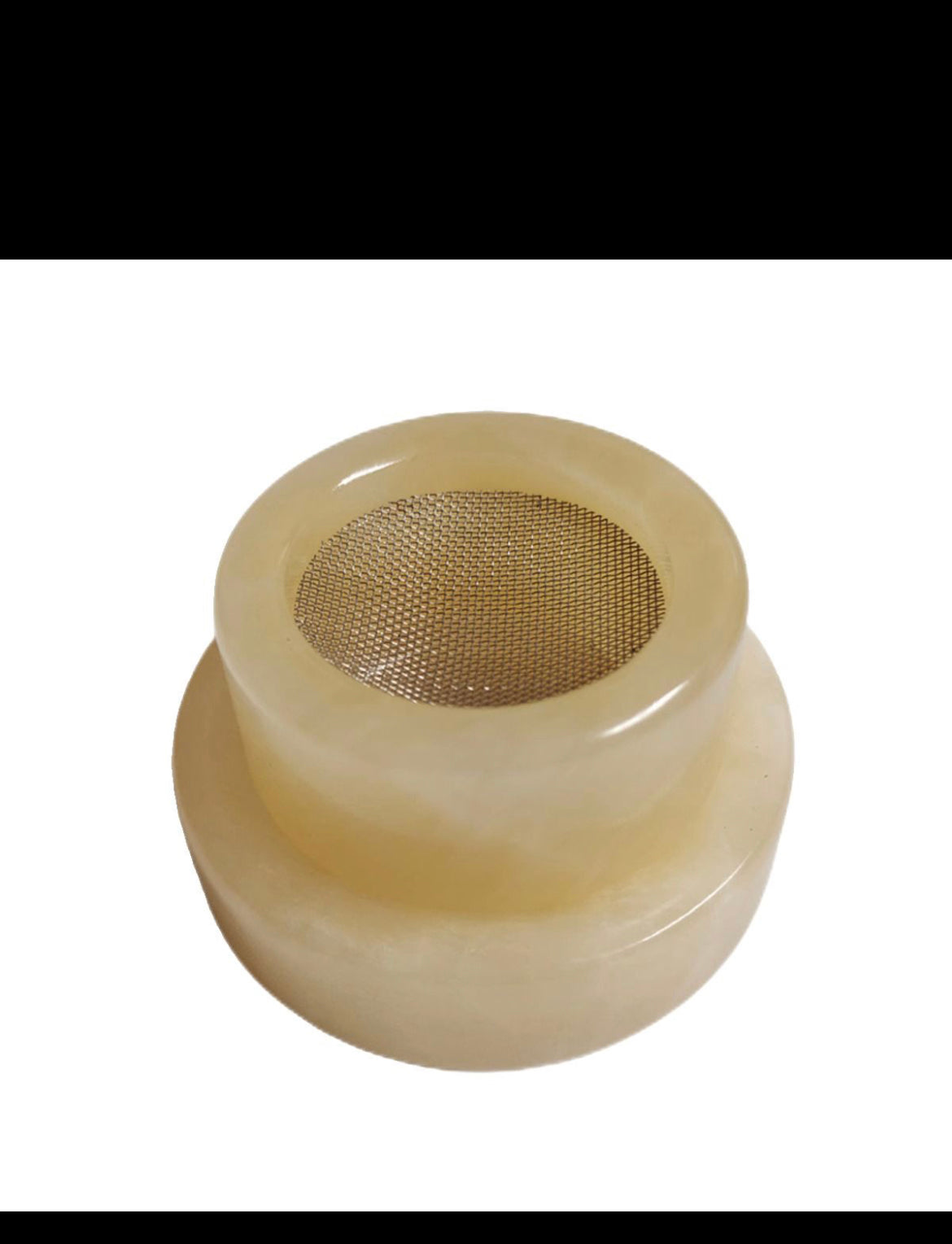 2-in-1 Natural Jade Moxa Burner with Detachable Metal Filter - Wearable Gua Sha Tool & Moxibustion Holder for Mugwort