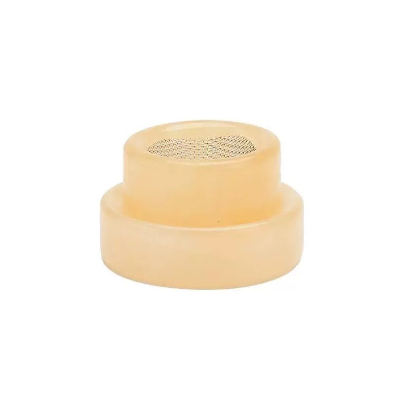 2-in-1 Natural Jade Moxa Burner with Detachable Metal Filter - Wearable Gua Sha Tool & Moxibustion Holder for Mugwort
